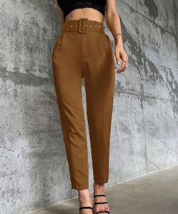 PANTALON FORMAL CON CINTO