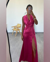 Cargar imagen en el visor de la galería, VESTIDO LARGO SEDA MULTIFORMA

