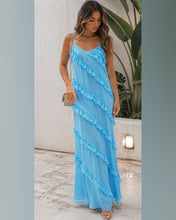 Cargar imagen en el visor de la galería, VESTIDO LARGO VOLADOS ***SALE***
