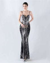 Cargar imagen en el visor de la galería, VESTIDO LARGO CORSET
