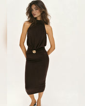 Cargar imagen en el visor de la galería, VESTIDO MIDI CUELLO HALTER
